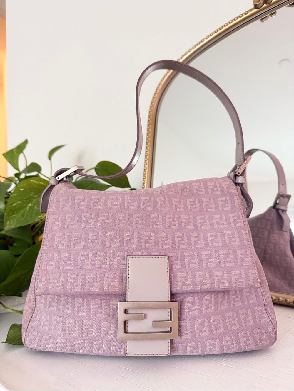 Vintage Fendi Mama Baguette RARE colorway, authentic w/COA